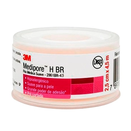 Fita Medipore 2,5cm x 4,5m 3M