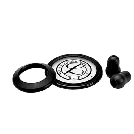 Kit Reparo Estetoscópio Littmann Classic II Preto (40005)