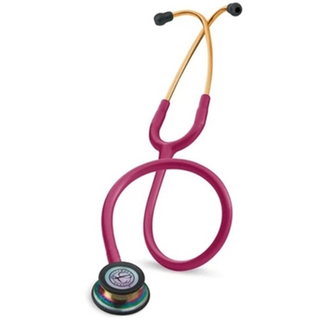 Estetoscópio Littmann Classic III Framboesa Rosa Arco Íris (5806)