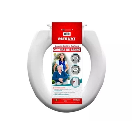 Assento Sanitário para Cadeira de Banho Mebuki - Fechado