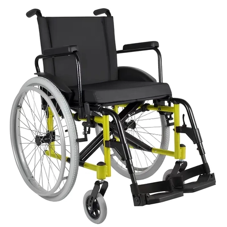 Cadeira de Rodas Ortomobil (MA3S) 120kg Preta Tam. 44