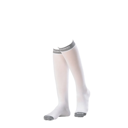Meia 3/4 Sigvaris para Viagem Traveno Branca M