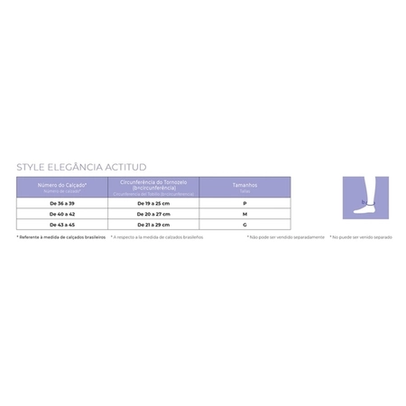 Meia 3/4 Sigvaris 20-30mmHg Actitud 192B Caqui P