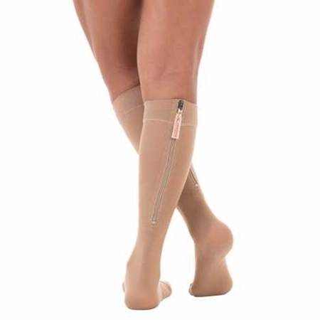 Meia 3/4 Venosan 20-30mmHg Cotton c/Ziper G Curta