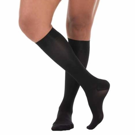 Meia 3/4 Venosan 20-30mmHg 6000 M Preto com ponteira