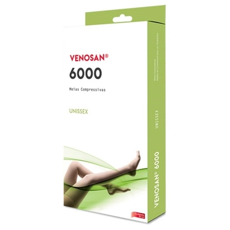 Meia 3/4 Venosan 20-30mmHg 6000 XG Bege sem Ponteira