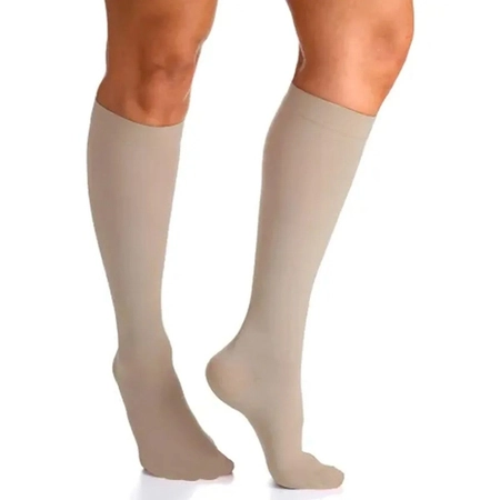 Meia Sigvaris Select Comfort, 20-30 mmHg, 3/4 Natural M1 (Ponteira Fechada)