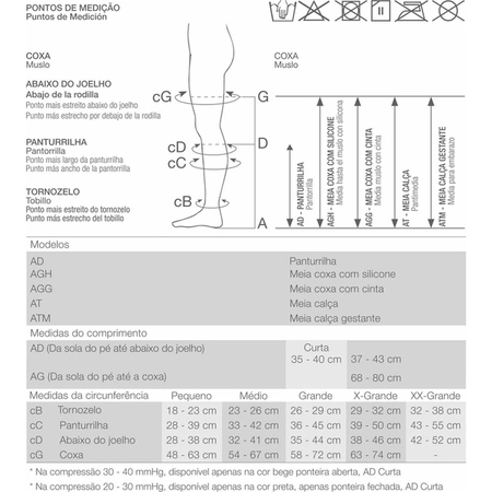 Meia 7/8 Venosan 20-30mmHg 4000 Ultraline P