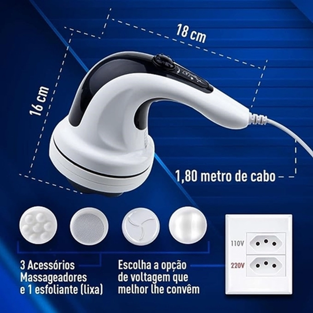 Massageador Corporal Orbit Massage Relaxmedic - RM-MP4018A - 220V
