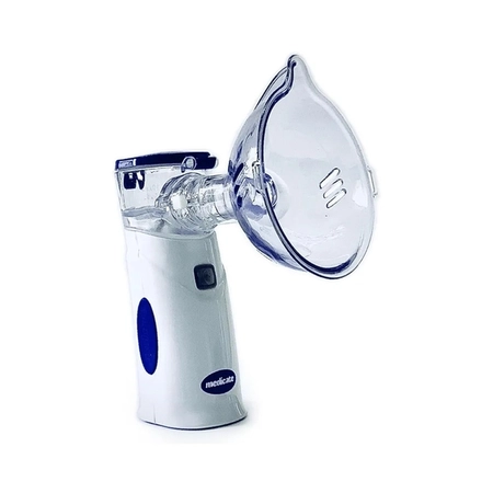 Inalador Medicate Mesh Colors c/Bateria Recarregável + Cabo USB (MD4600) Azul Escuro