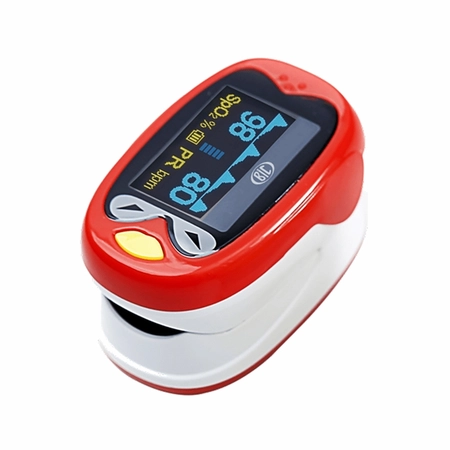 Oxímetro de Pulso Pediátrico Bic (K1) Vermelho