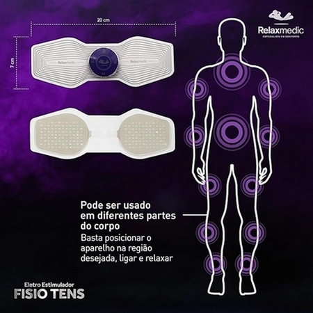 Eletroestimulador Fisio Tens Relaxmedic RM-ME0033A