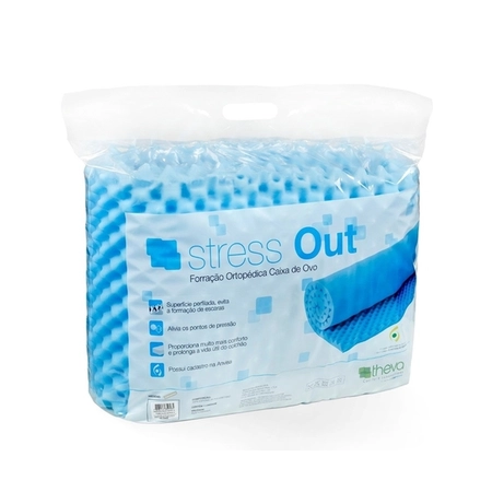 Colchão Caixa de Ovo Stress Out Copespuma S33 6cm