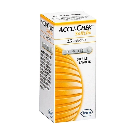 Lancetas Accu-chek Softclix Roche - c/ 25