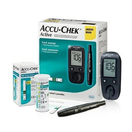 Kit Medidor de Glicose Accu-Chek Active Roche
