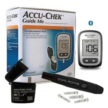 Kit Medidor de Glicose Accu-Chek Guide Me Roche