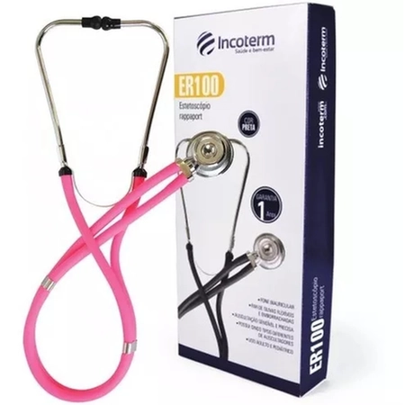Estetoscópio Rappaport  Incoterm ER100 Rosa Pink