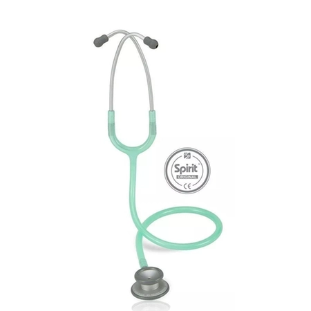 Estetoscópio Spirit Pro-Lite Adulto Verde Transparente