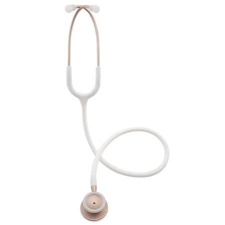 Estetoscópio Spirit Pro-Lite Adulto Branco e Dourado