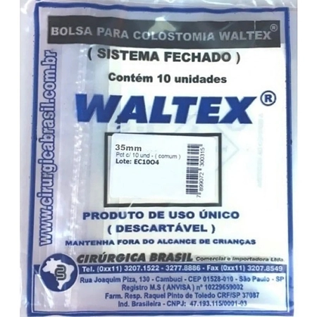Bolsa Colostomia Waltex 35mm c/10