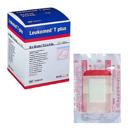Leukomed T Plus Curativo Filme Transparente Com Compressa Central Estéril  8x10cm - 72382-01