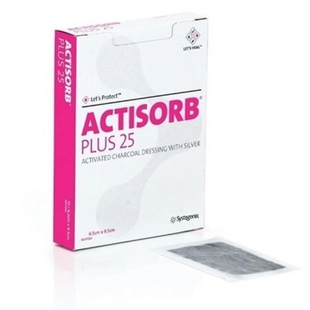 Curativo Actisorb Plus 6,5 x 9,5cm - Unidade