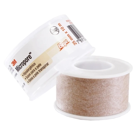 Fita Micropore Bege 25mm x 10m - 3M