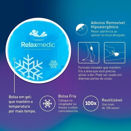 Bolsa Térmica Adesiva Relaxmedic RM-BT0013A