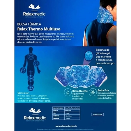 Bolsa Térmica Relax Thermo Multiuso Relaxmedic RM-BT3004