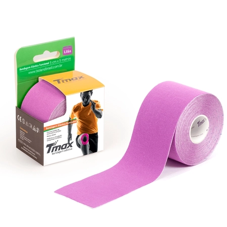 Bandagem Adesiva Kinesio TMAX 5cm x 5m Lilás