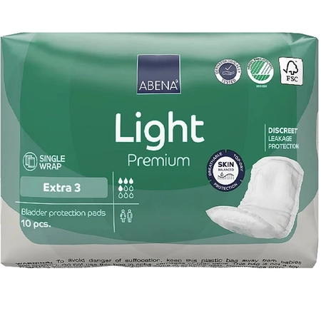 Absorvente Abena Light Premium Extra 3 c/10
