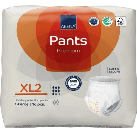 Fralda Geriátrica Pants Premium Abena - XL2 c/16