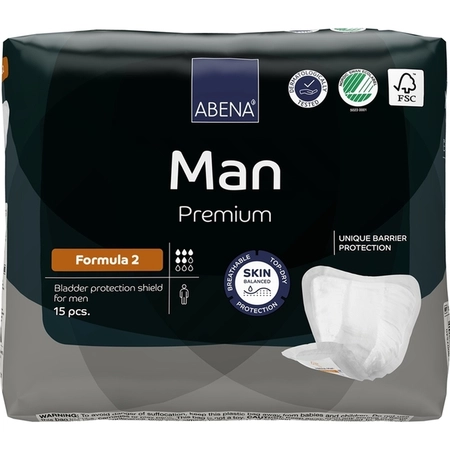 Absorvente Abena Man Premium Formula 2 c/15