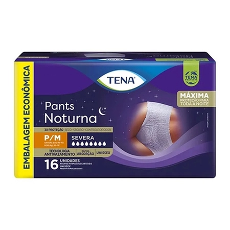 Roupa Intima Tena Pants Noturna P/M c/16