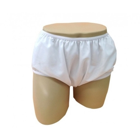 Calça Plástica Fechada Natural Luxo P