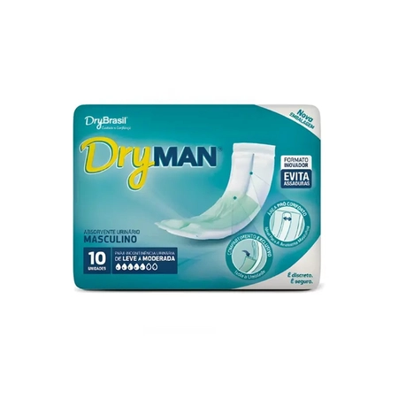 Absorvente Masculino Dryman C/10