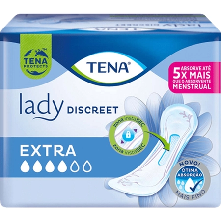 Absorvente Tena Lady Discreet Extra c/8