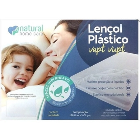 Lençol Plástico VAPT-VUPT Casal 1,90 x 1,40 x 0,20