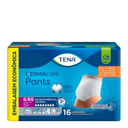 Roupa Intima Tena Pants Dermacare G/EG c/16