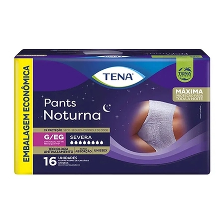 Roupa Intima Tena Pants Noturna G/EG c/16