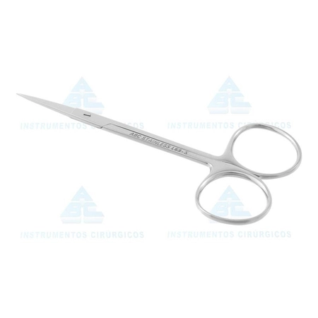 ABC - Tesoura Iris ou Gengiva 12cm Reta
