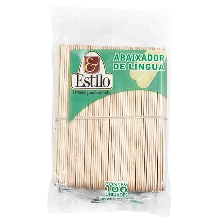 Abaixador de Língua Estilo c/100 Unidades