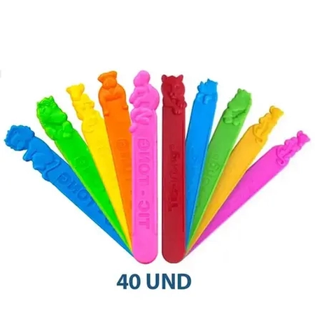 Abaixador de Língua Tic-Tong com 40 unidades
