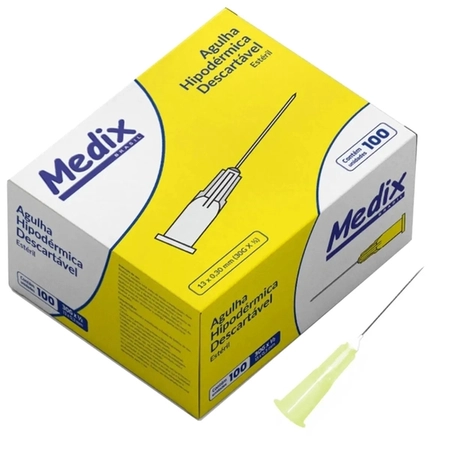 Agulha Descartável Medix 13x3 C/100