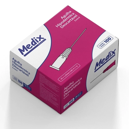 Agulha Descartável Medix 40x12 C/100