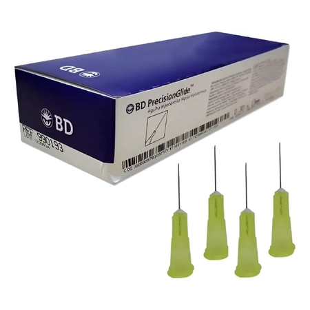 Agulha Descartável BD 13x3 BD 30G 1/2 (990193) C/100
