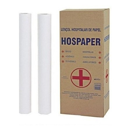 Papel Lençol 70x50 Hospaper (2 Rolos)