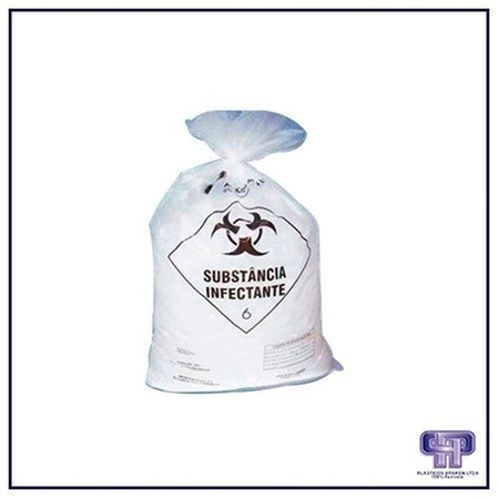 Saco de Lixo Hospitalar 100 litros C/100 unidades