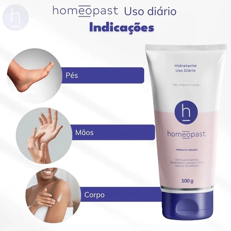 Homeopast Hidratante Uso Diário 100g