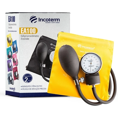 Esfigmomanômetro Incoterm EA100 Amarelo